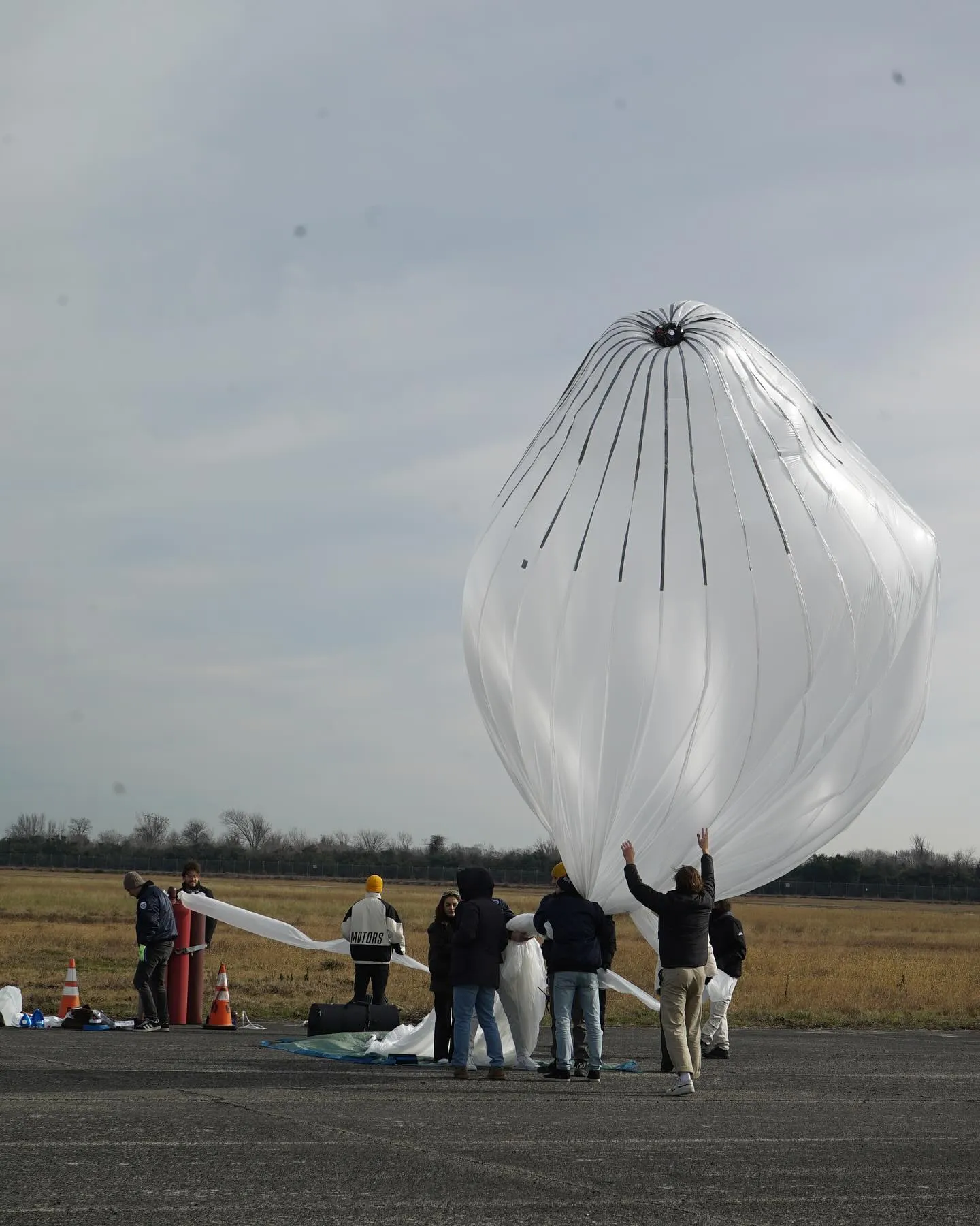 The Involve team launching Stratostats® in Houston, Texas, USA